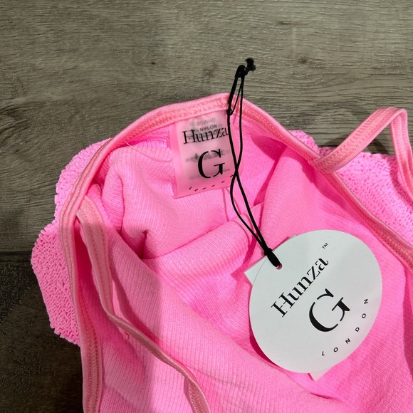 NWT Hunza G Pamela hot pink one piece swimsuit - Picture 5 of 5